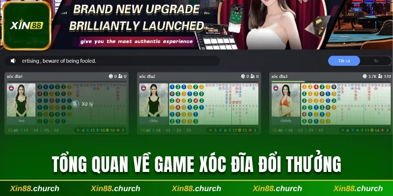 Tổng quan về game Xóc đĩa đổi thưởng Xin88